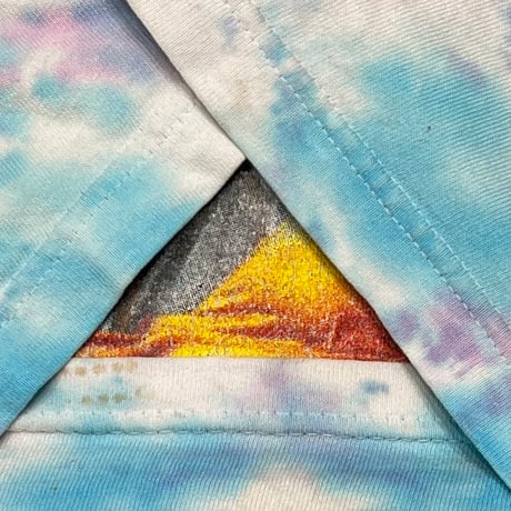 AEROSMITH SORAYAMA JUST PUSH PLAY TOUR 2001 BOOTLEG FADED TIEDYE DELTA XL 4970