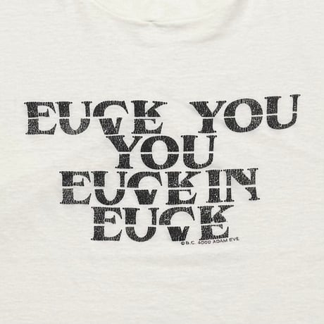 greatLAnd fuck love shirt / new vintage SCREEN STARS XL 6040