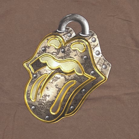 THE ROLLING STONES NO SECURITY PADLOCK TONGUE BROWN MURINA XL 3935