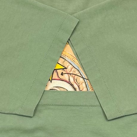 FLAMING LIPS UFO'S IN CHINA 1987 SAGE GREEN SOFTEE XL 9337