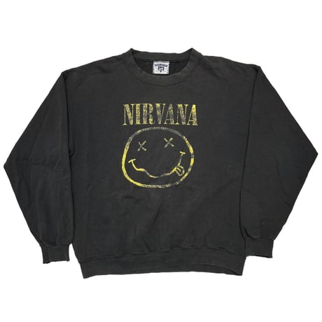 NIRVANA SMILE CREWNECK SWEAT LEE LARGE 2665