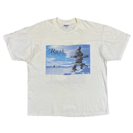 RUSH 1996-1997 TEST FOR ECHO TOUR WHITE HANES XL 2202