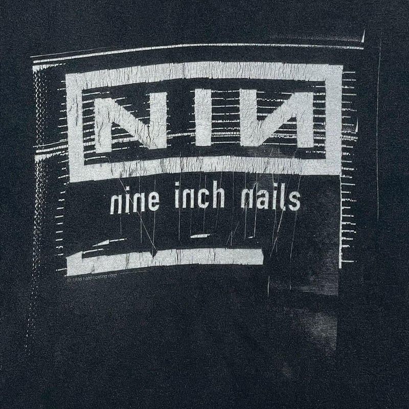 NINE INCH NAILS 1998 BOX LOGO ALL SPORT XL 1895