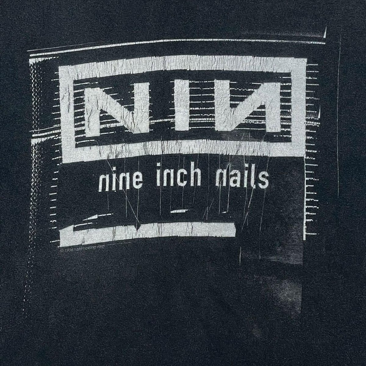 NINE INCH NAILS 1998 BOX LOGO ALL SPORT XL 1895