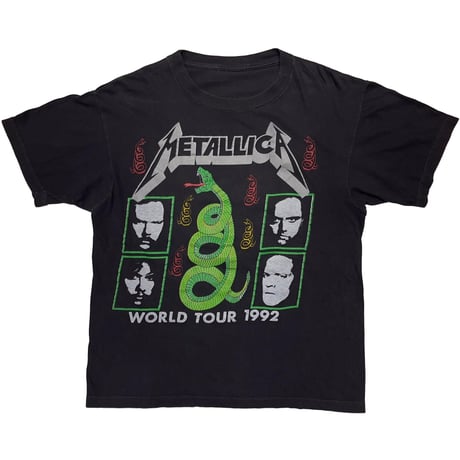METALLICA WORLD TOUR 1992 RULES BOOTLEG FITS LARGE 1982