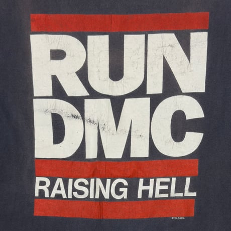 RUN DMC 1986 RAISING HELL HANES LARGE 7451