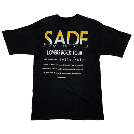 SADE LOVERS ROCK TOUR FRONT FACE COTTON LEGENDS LARGE 9570
