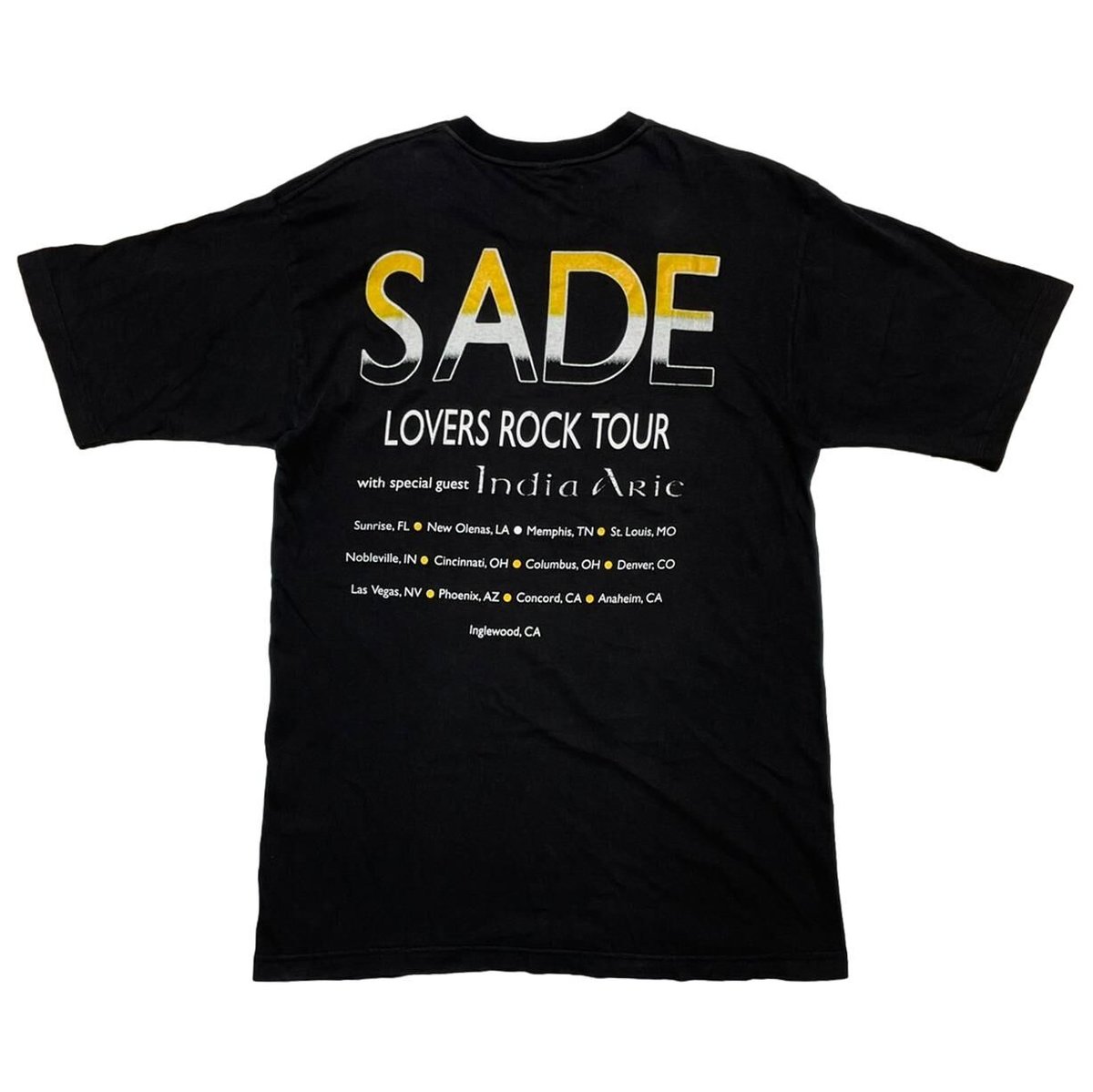 SADE LOVERS ROCK TOUR FRONT FACE COTTON LEGENDS