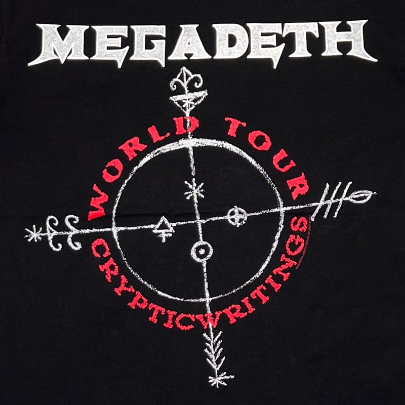 MEGADETH CRYPTIC WRITINGS WORLD TOUR giant MEDI
