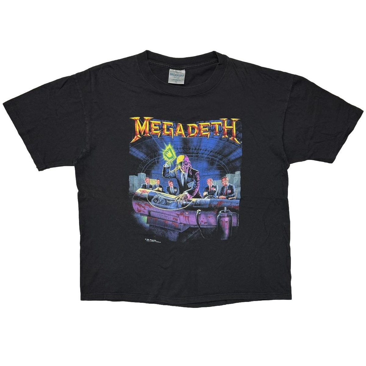 MEGADETH 1990 RUST IN PEACE BROCKUM XL 5069 | g