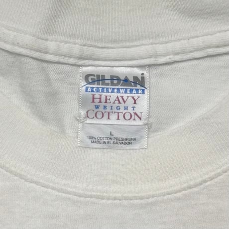 Slipknot 2002 BLOOD LOGO MEMBER DOUBLESIDE WHITE GILDAN LARGE 1744