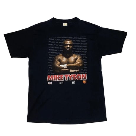 MIKE TYSON 1995 MGM GRAND GARDEN HE'S BACK TEE FITS XL 8240