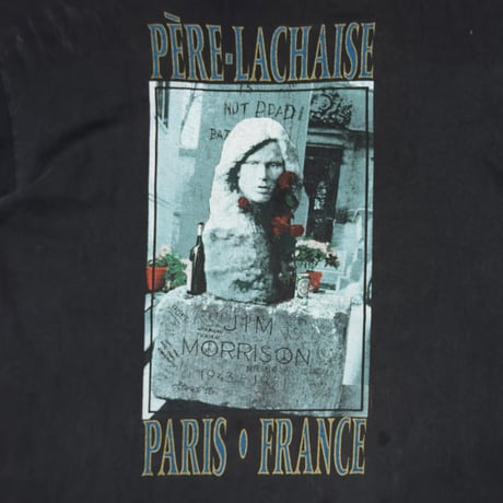 JIM MORRISON PERE-LACHAISE PARIS FRANCE HANES XL 5179