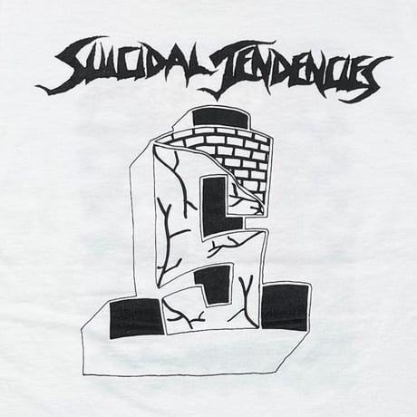 SUICIDAL TENDENCIES WELCOME TO BENICE WHITE FRUIT OF THE LOOM LARGE 4909