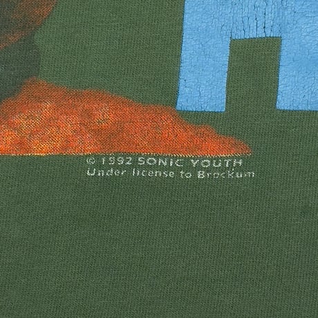 SONIC YOUTH DIRTY GREEN SCREEN STARS FITS XL 5124