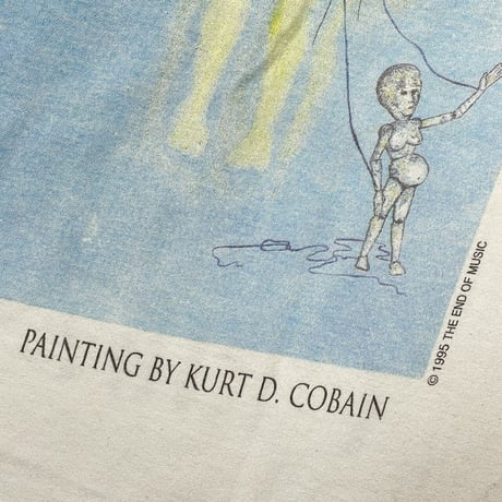 NIRVANA KURT COBAIN MEMORIAL ADULT GIANT BY TULTEX XL 4913