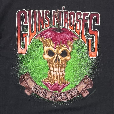 GUNS N' ROSES BAD APPLES ILLUSION TOUR 1991-1993 EURO XL 4951