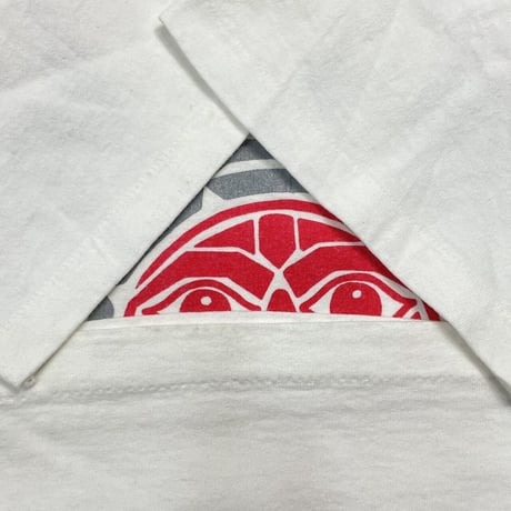 RED HOT CHILI PEPPERS 1991 DOUBLE SIDE aztec TEE WHITE FITS LARGE 1978