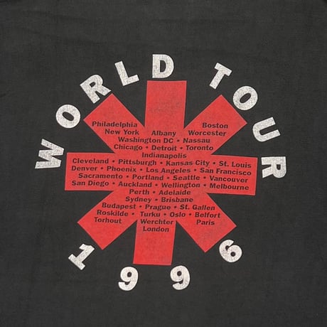 RED HOT CHILI PEPPERS WORLD TOUR 1996 CIRCLE LOGO ACME LARGE 5301