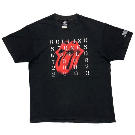 ROLLING STONES 2002-2003 WORLD TOUR LIP & TONGUE FITS L-XL 9318