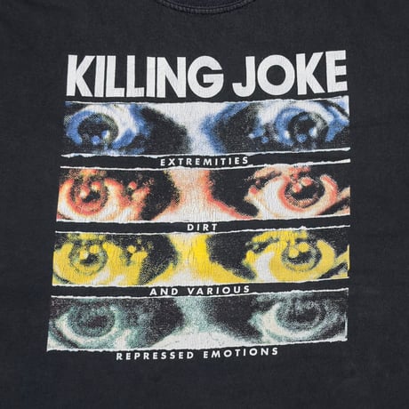 KILLING JOKE EYES EXTREMITIES DIRT AND VARIOPUS REPRESSED EMOTIONS GILDAN XL 4017