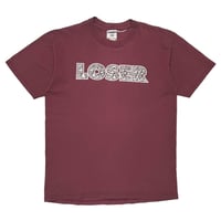 SUB POP LOSER LOGO WINE RED FITS M-L 6602
