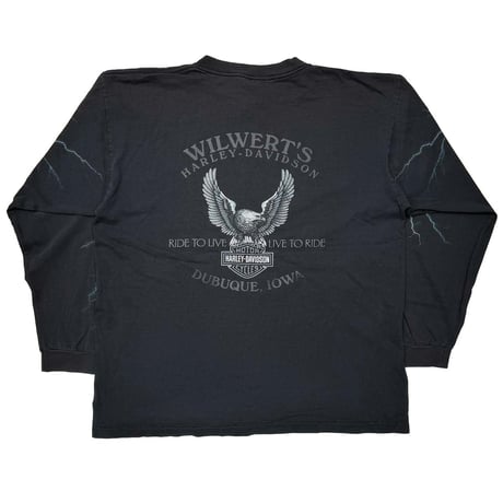 HARLEY DAVIDSON ARM THUNDER RIDE TO LIVE DUBUQUE LS XL 3902