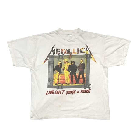 METALLICA SUMMER SHIT 1995 TEE WHITE XL 6218