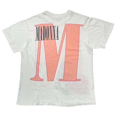 MADONNA 1992 M DOUBLE SIDE WHITE HANES LARGE 1310