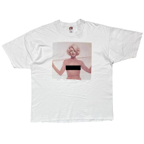 MARILYN MONROE 1997 Last Sitting WHITE FRUIT OF THE LOOM XL 4481