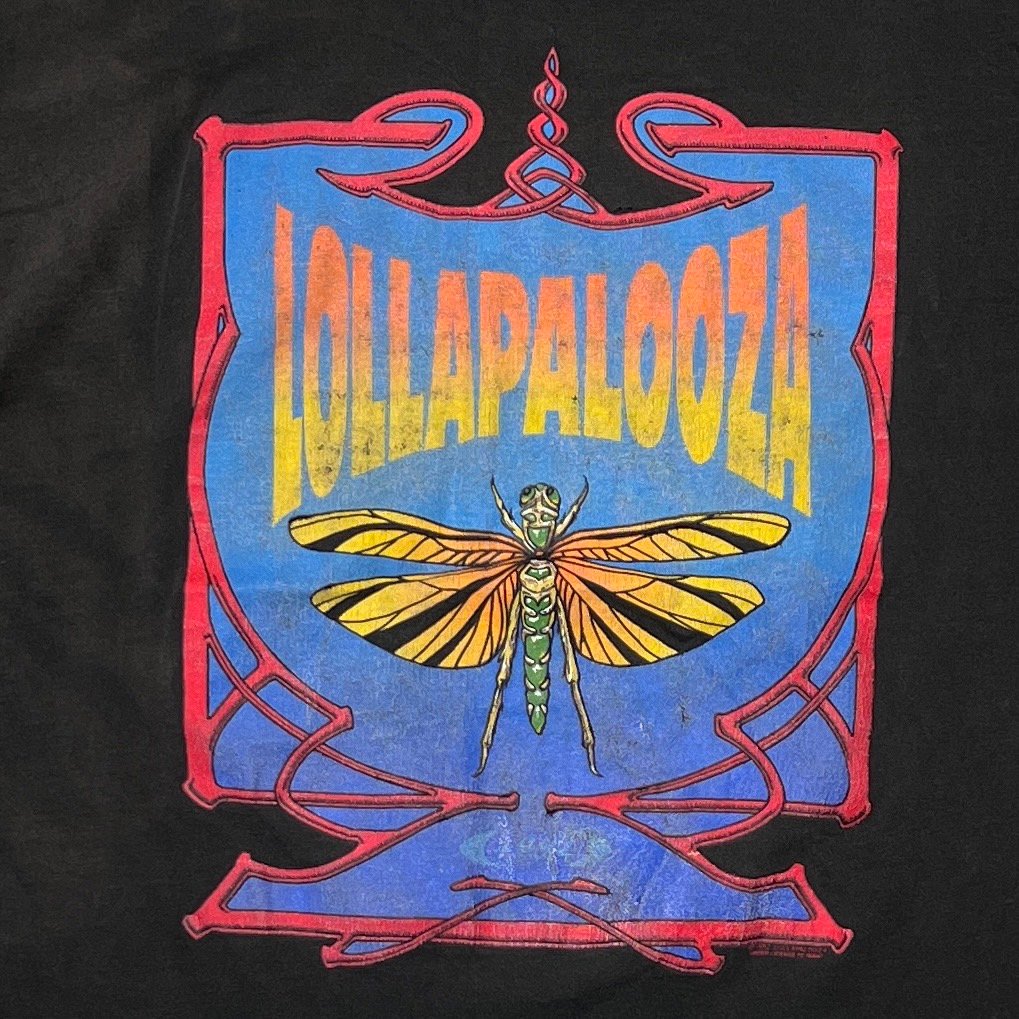 LOLLAPALOOZ 92年 ANVIL製 LOLLAPALOOZA 1992 FESTIVAL BLACK ANVIL XL 0637