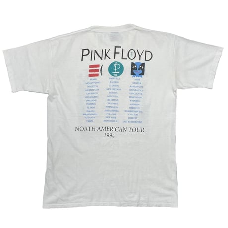 PINK FLOYD EUROPEAN TOUR 1994 WHITE BROCKUM XL 9301