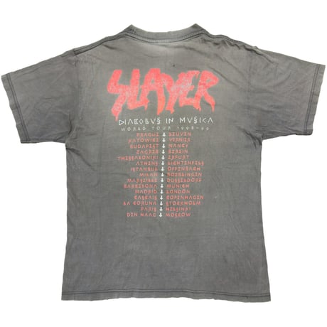 SLAYER DIABOLUS IN MUSICA WORLD TOUR 1998-99 BG LARGE 5254
