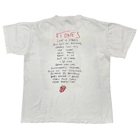 ROLLING STONES VOODOO LOUNGE WHITE BROCKUM LARGE 0517