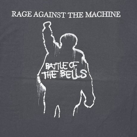 RAGE AGAINST THE MACHINE 2007 BATTLE OF BELLS CHARCOAL GINAT FITS XL 4304