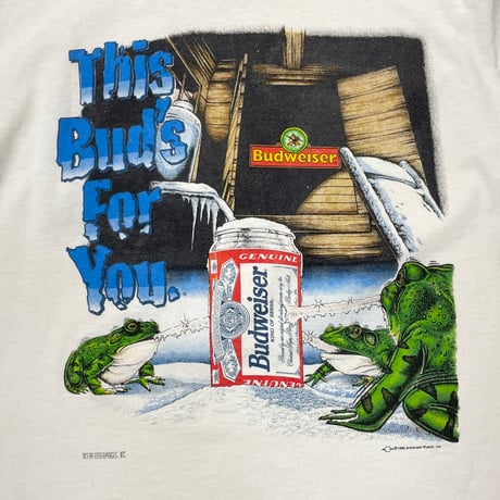 Budweiser 1996 GROG POCKET PRINT WHITE DELTA XL 4219