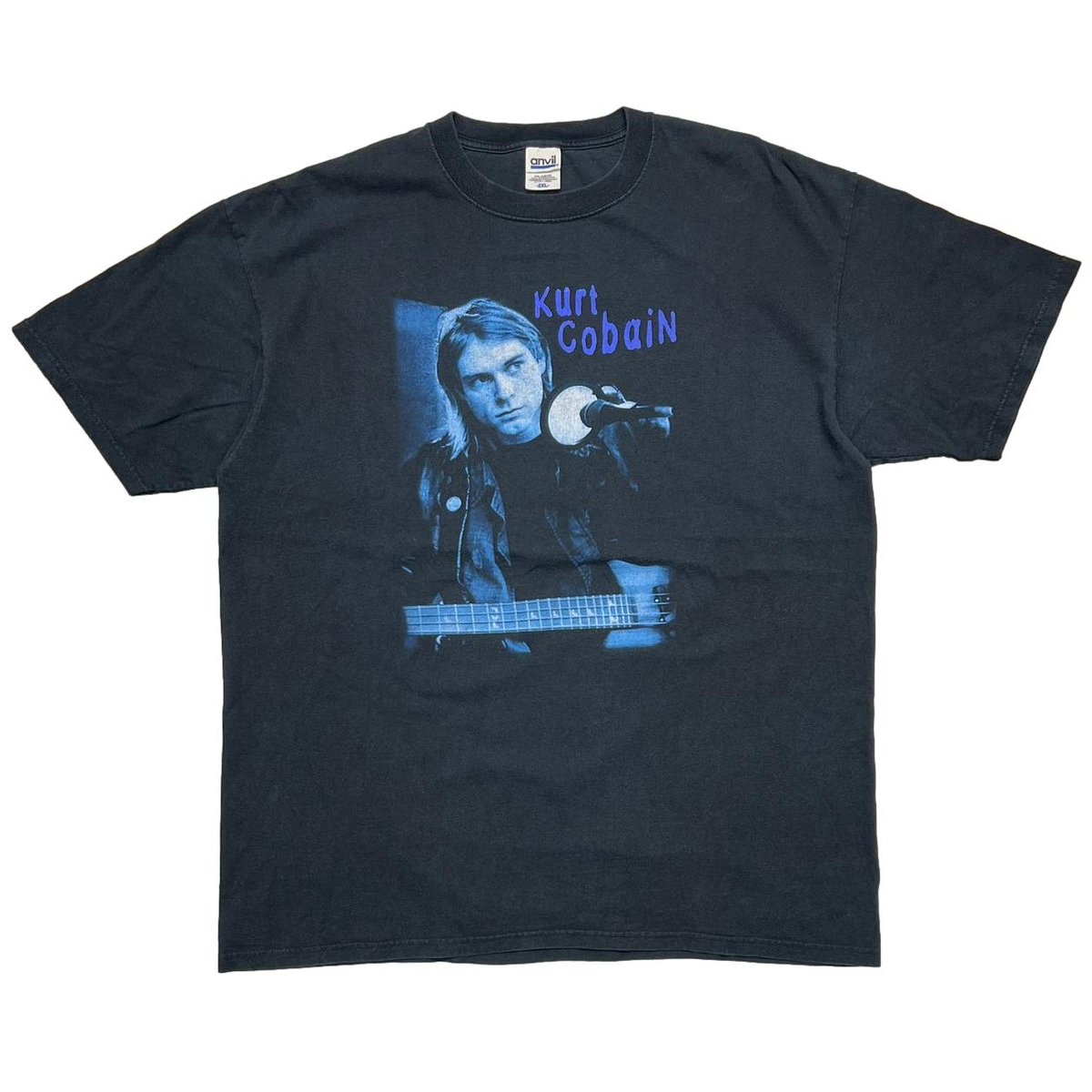 NIRVANA NOTE 2003 BLUE KURT COBAIN ANVIL XXL 53