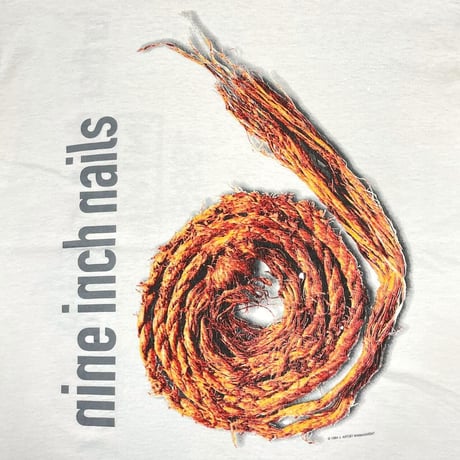 NINE INCH NAILS DOWNWARD SPIRAL WHITEALL SPORT XL 6518