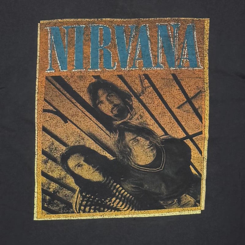 NIRVANA 2004 MEMBER ORANGE PORTRAIT BLUE TEXT F
