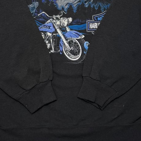 HARLEY DAVIDSON 1997 SURVIVOR WOLF CEMENT CITY CREWNECK SWEAT HANES XL 1812