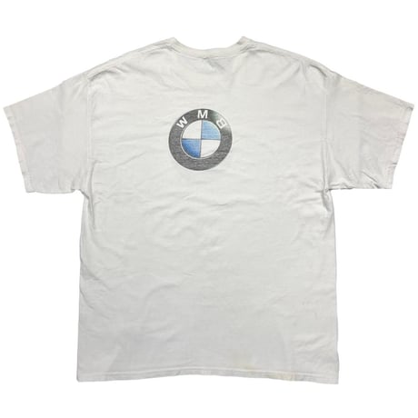BMW EMBLEM LINK PRINT TEE WHITE FITS XL 0885