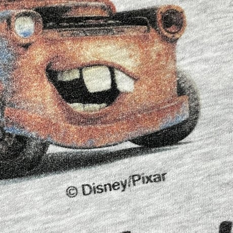 DISNEY VINTAGE CARS I TAUGHT HIM THAT TEE ASH GREY XL 6087