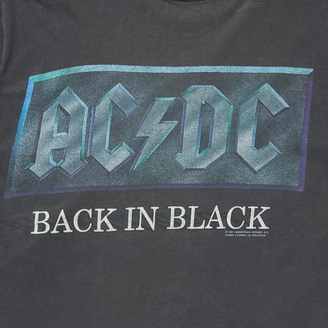 AC/DC BACK IN BLACK EURO LARGE 3251