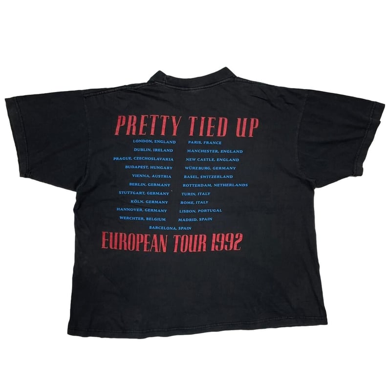 ミュージシャン 90s GUNS N' ROSES PRETTY TIED UP EURO XL GUNS N' ROSES PRETTY TIED UP EUROPEAN TOUR 1992