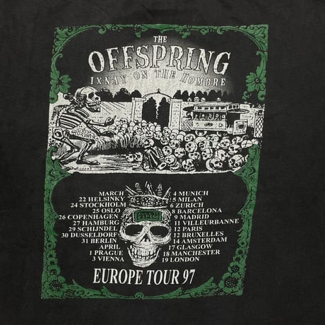 THE OFFSPRING IXNAY ON THE HOMBRE EUROPE TOUR 1997 XL 4293