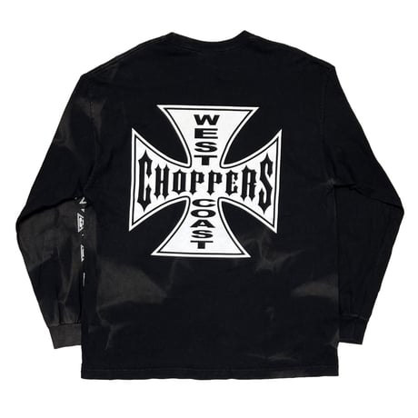 WEST COAST CHOPPERS IRON CROSS LONG BEACH, LA LS TIEDYE FADE ALSTYLE XL 7206