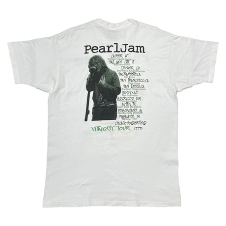 PEARL JAM VITALOGY TOUR 1995 WHITE XL 0066