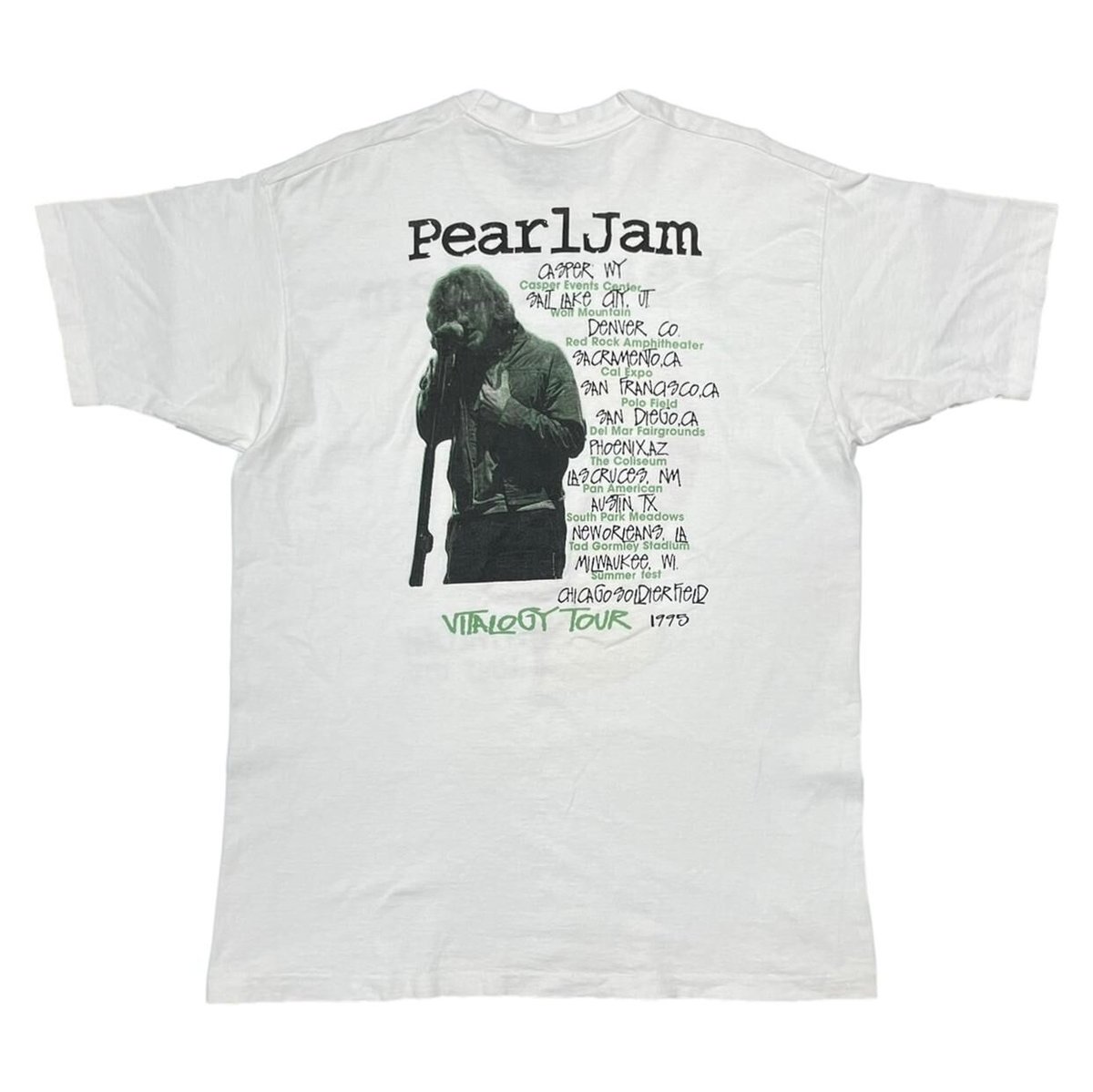 PEARL JAM VITALOGY TOUR 1995 WHITE XL 0066 | gr