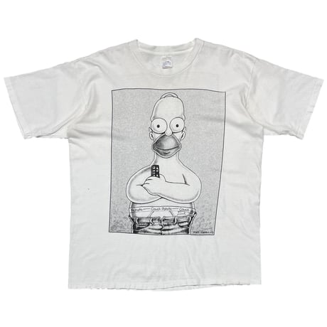 THE SIMPSONS CK PARODY HOMER WHITE XL 3658
