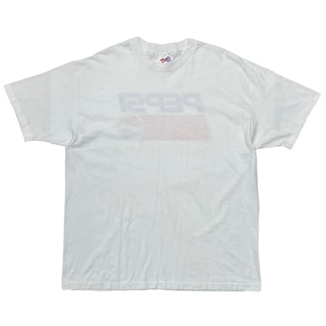 PEPSI BACK LOGO WHITE HANES XL 9104